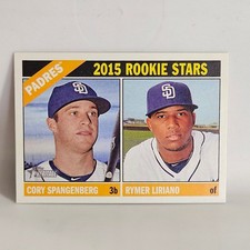 Cory Spangenberg Rymer Liriano Padres 2015 Topps Heritage Rookie Stars RC #49
