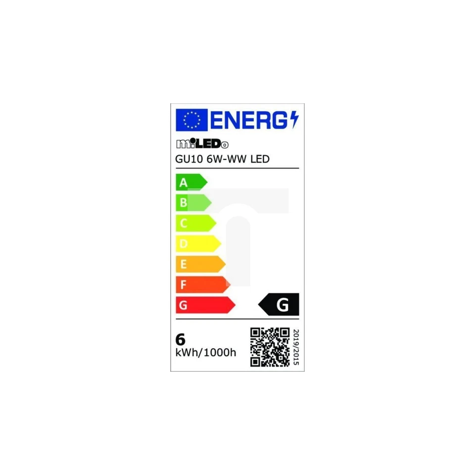 GU10 LED Bombilla 6W-ww LED 520lm 3000K Color GU10 LED 31233 - Imagen 1 de 1