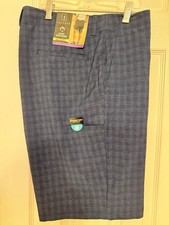 PGA TOUR GOLF SHORTS ACTIVE WAISTBAND STRETCH BLUE 36. New