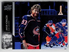 Jakub Voracek - 2021-22 Upper Deck #554b Columbus Blue Jackets