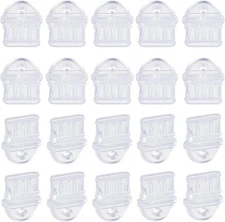 50Pcs Type-C Dust Plugs Charging Port Covers Clear Anti-Dust for Phones