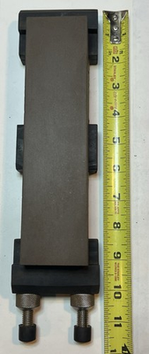 #ad Norton Abrasives Honing Stone And Holder Used $40.00