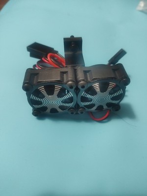 DKKY RC Motor Cooling Fan Heatsink 18000RPM 36mm for ARRMA Axial Black 