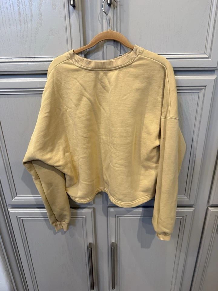 Chaqueta pulóver amarilla para mujer VUORI talla S $98 venta al por menor Foto 2 de 3