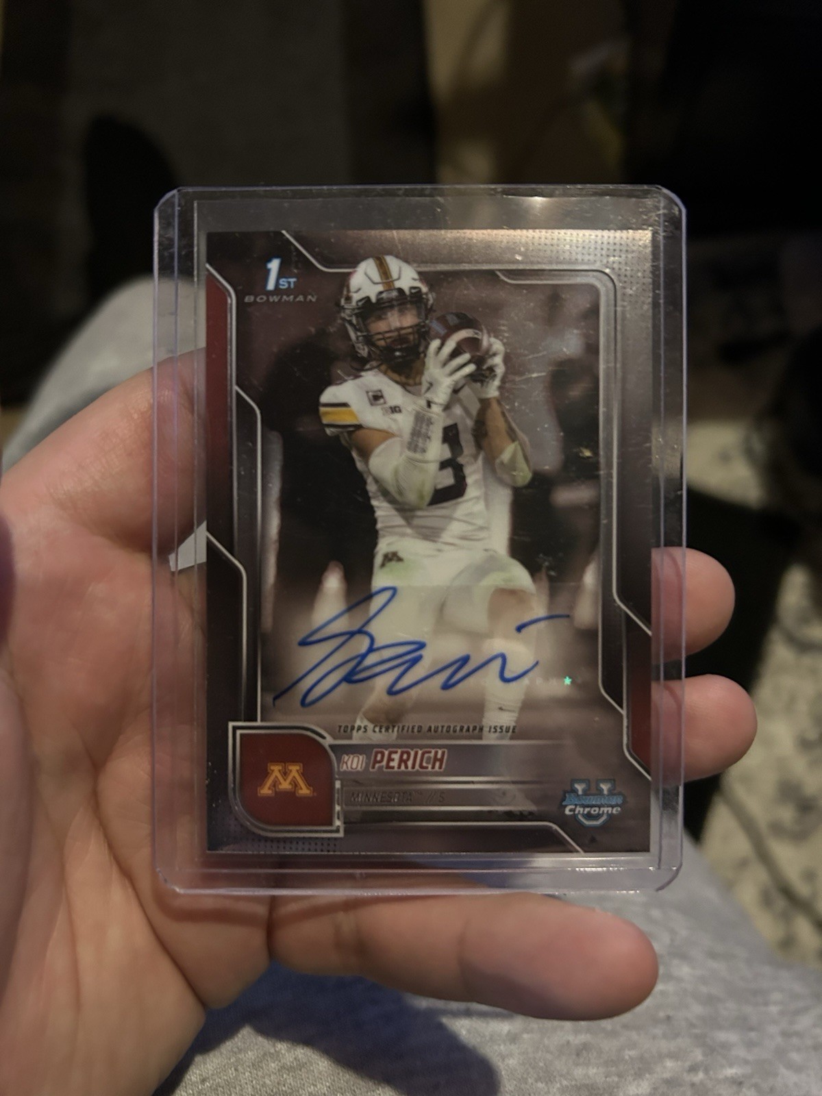 Koi Perich 2025 Bowman Chrome U Autograph #BCA-KP, Minnesota