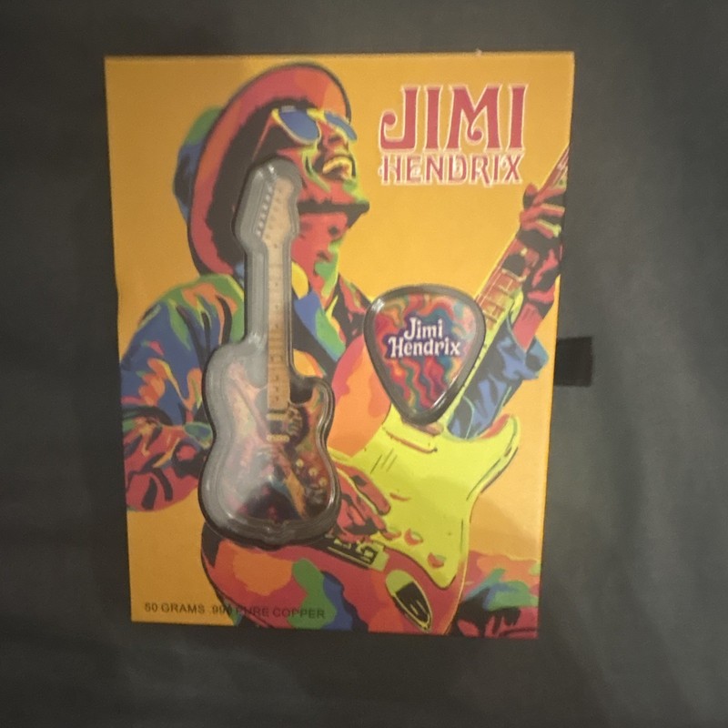 Jimi Hendrix Guitar & Pick Collection Rock & Pop Music Memorabilia