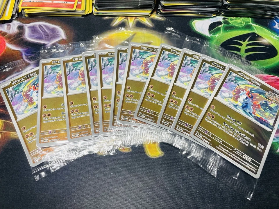 SEALED Pokemon Slither Wing 107/182 Paradox Rift Best Buy Reverse Holo Promo - Image 3 of 3