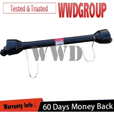 1-3/8'' PTO Drive Shaft 6 Spline 43''-61'' Brush Hog PTO Shaft Black Series 4 Black