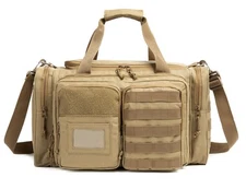 Gun Range Bag for Handguns and Ammo Tactical Pistol Case Shooting Range Duffl...