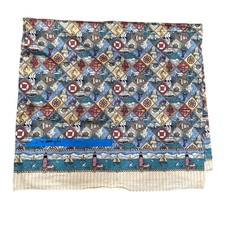Vintage 1995 Classic Cottons Nautical Lighthouse Fabric Lobster Quilting 1.25 Yd