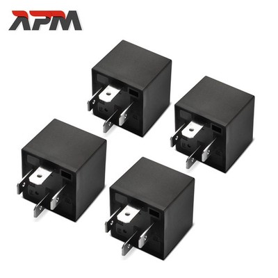 4x Universal Fahrzeug Relais Schließer 12V 40A 4-polig für Verteiler Verstärker