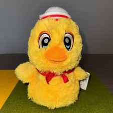 CLASSIC TOY Yellow "Rubber Ducky" Duck 11" Plush Sailor Hat Red Scarf Stuffed
