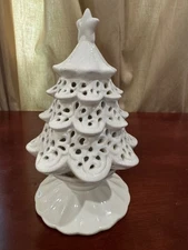 2011 Yankee Candle Christmas Tree Luminary Tea Light Holder