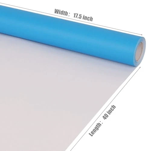 Wrapping Paper Roll, Blue Wrapping Paper Gift Wrapping Paper for - Image 2 of 4