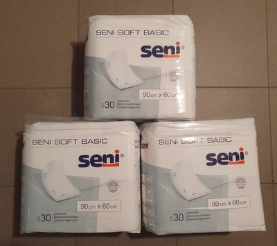 *** Seni Soft Basic *** KRANKENUNTERLAGEN***BETTSCHUTZUNTERLAGEN***90x60 cm* (2)