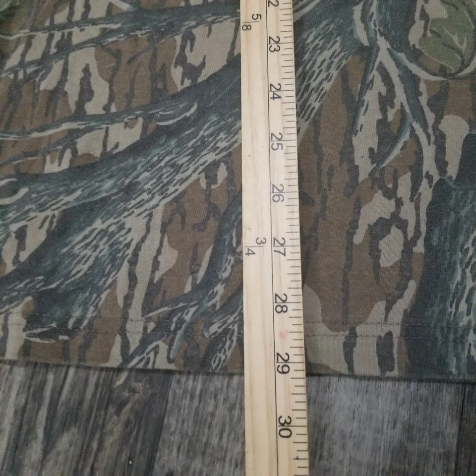 Original Mossy Oak Treestand Camo Hunting Shirt Henley Long Sleeve Men’s XL - Image 3 of 4