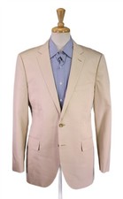 J. Crew Mens Aldridge Tan Crespi Cotton 2-Btn Blazer Jacket 42R