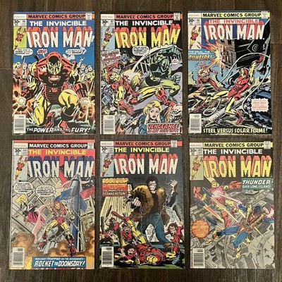 The Invincible Iron Man #96 97 98 99 101 103 Lot Of 6 Marvel Comic Books