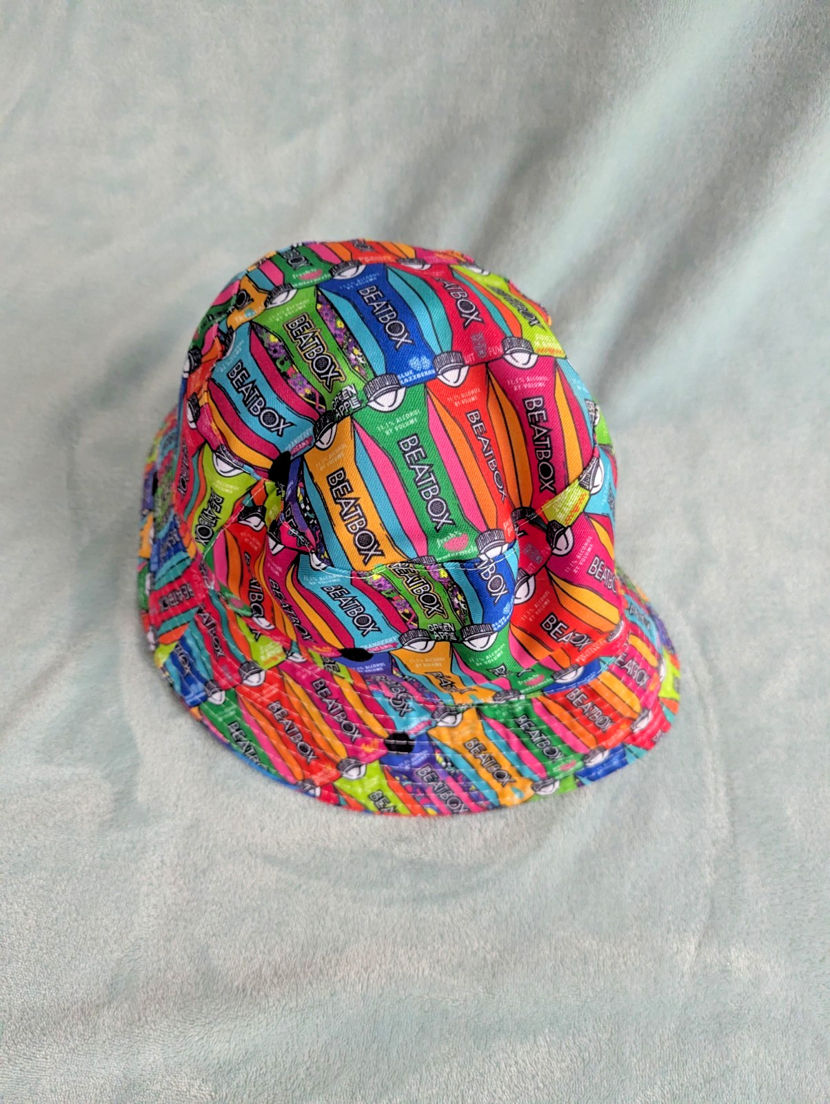 BeatBox Reversible Bucket Hat Multicolor Graphic … - image 3