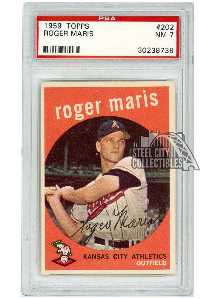 Roger Maris 1959 Topps #202 PSA 7