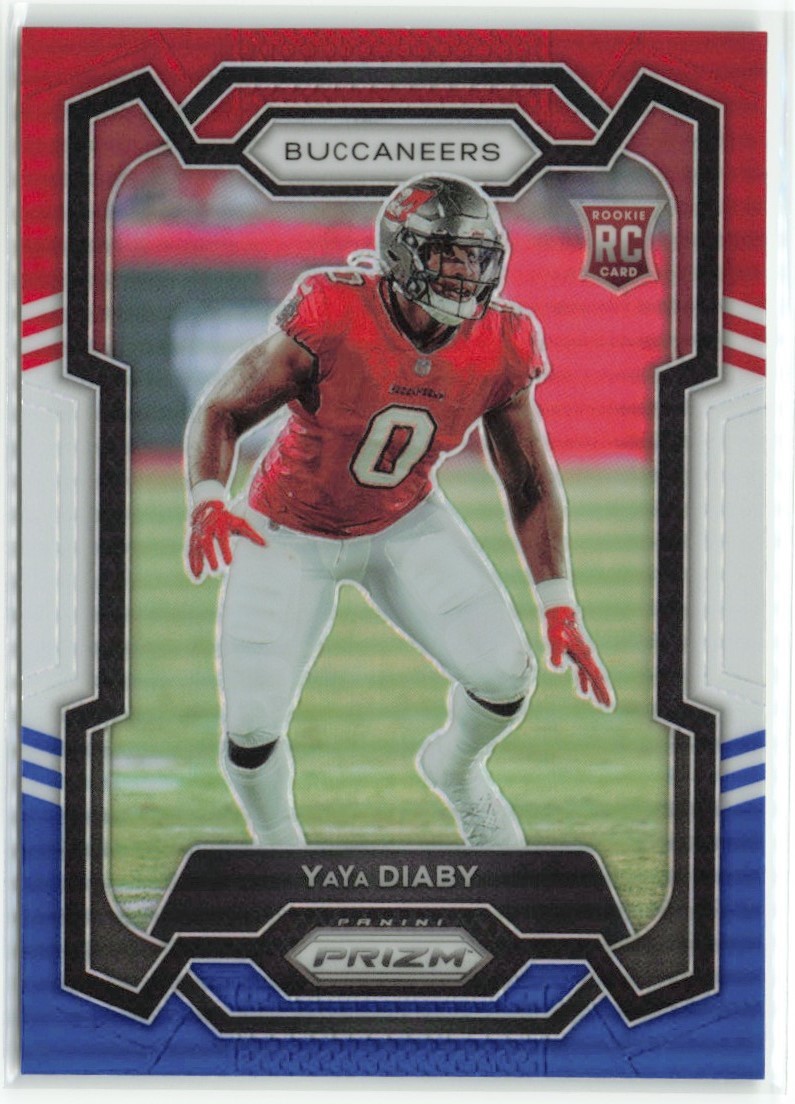 YaYa Diaby Panini Prizm #394 Red/White/Blue Prizm