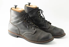 RED WING® 8086 IRON RANGER Charcoal Rough & Tough Leather Boots 11 $400 MSRP USA
