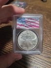 2001 American 1 Oz Silver Eagle $1 PCGS GEM BU+ 9-11-01 WTC Ground Zero Recovery