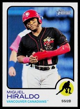 2022 Topps Heritage Minor League #68 Miguel Hiraldo