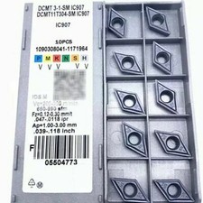 DCMT11T304-SM Insert Prise Force Impacte Résistance Grand Parage Matériel
