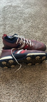 adidas Tour 360 Boost Prime Knit Golf Shoes sz 11.5 Red/White/Blue spiked