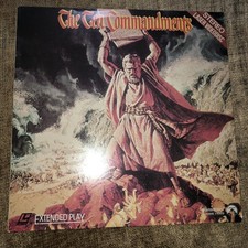 The Ten Commandments Laserdisc Video Laser Disc Movie