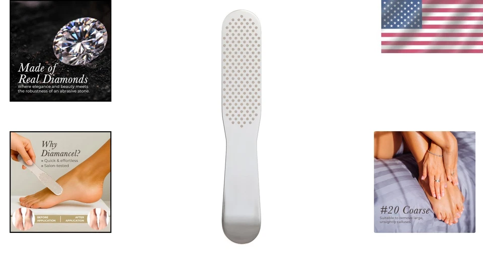 Tampón de pie Diamond eficaz - Exfoliante de grano grueso Foto 2 de 4