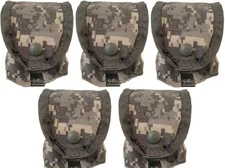 5 PACK USGI Hand Grenade Pouch US Army ACU Digital MOLLE II Utility Pouch VGC