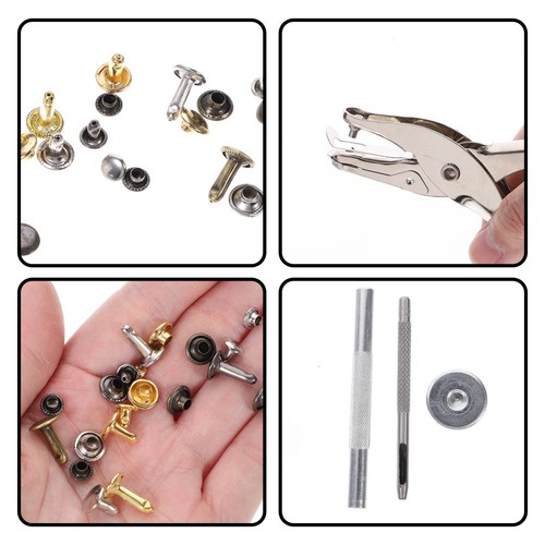 2 Sets of Rivets for Studs for Crafts Metal Punk Rivet Clothing | eBay UK