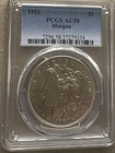 1921 Morgan Silver Dollar PCGS AU58