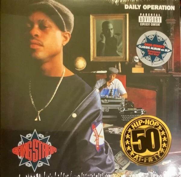 GANG STARR - Daily Operation 2xLP NEW Sealed-Red Translucent Reissue Vinyl Foto 2 de 4