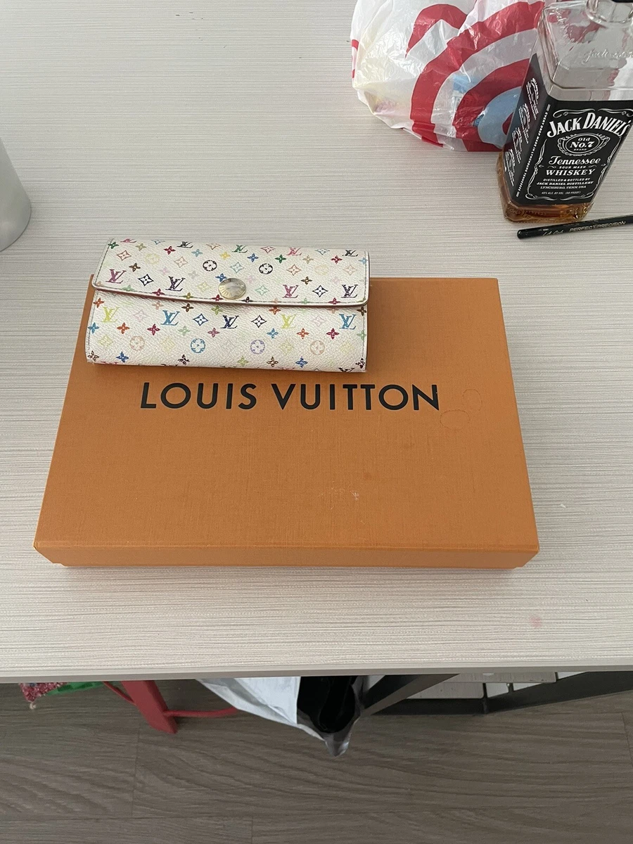 lv rainbow monogram wallet