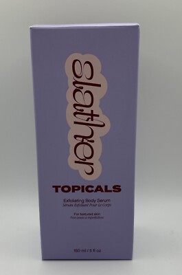 NEW NIB Topicals SLATHER Exfoliating Body Serum Full Size 150ml/5oz AUTHENTIC