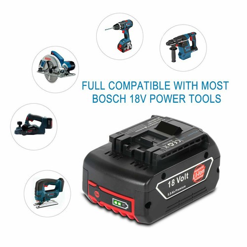 2X 7.0Ah Battery Li-ion for Bosch BAT618 BAT609 BAT610G BAT609G 18 Volt Drill US - Picture 2 of 12
