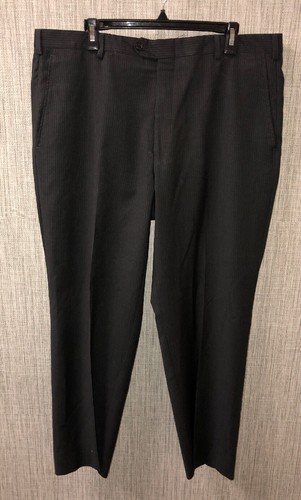 Burberry London Mens Black Pinstriped 