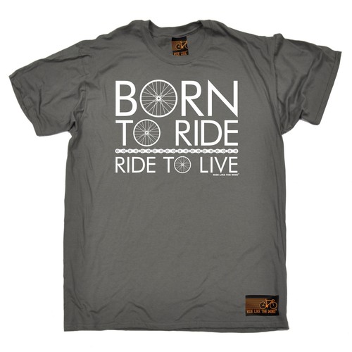 Born To Ride Ride To Live T-SHIRT Cycling Bicycle Bike Bmx birthday fashion gift - Picture 5 of 11