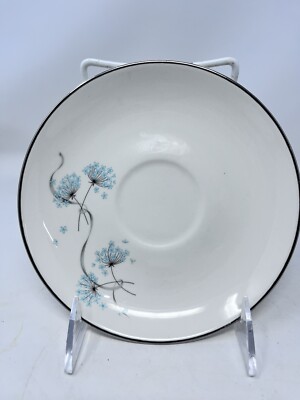 Taylor Smith Taylor Aqua Blue Lace Dandelion Saucer Unused Inv#23
