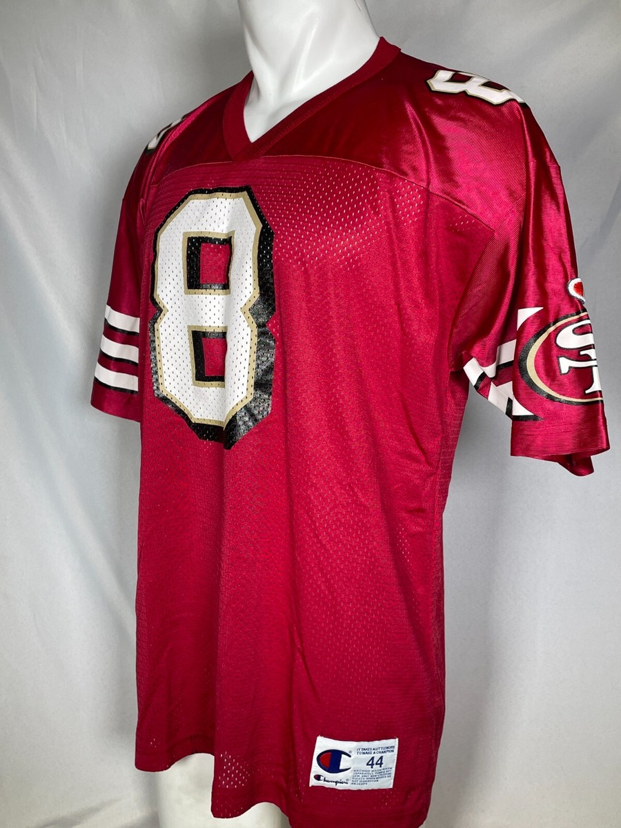 ユニフォーム Champion Steven Young 49ers NFL Jerseys Steve Young #8 San Francisco 49ers NFL Champion Jersey Men's