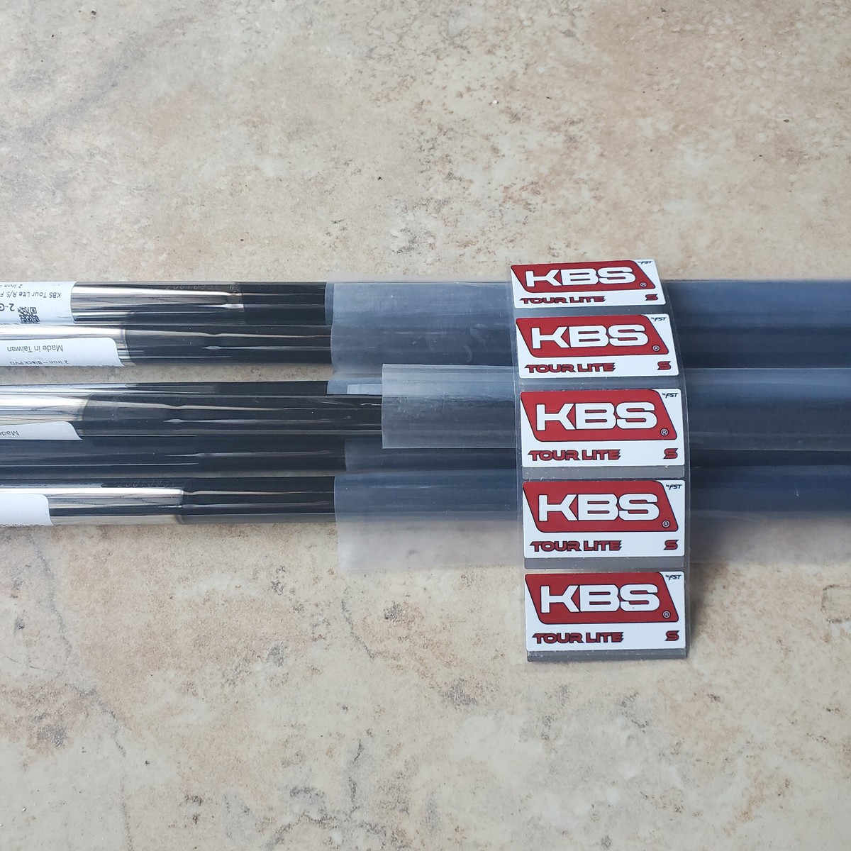KBS Tour Lite 110g – Set De Fers 4-PW – X Flex – PVD Noir – .370 – Neuf