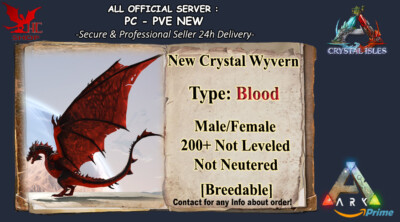 Ark Survival Evolved Pc Pve New New Blood Wyvern Level 0 Breedable Ebay