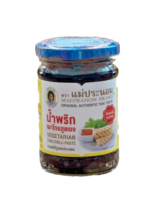 Chili Paste Vegetarian Würzsauce Maepranom 228g Nam Prik Pao Für Tom Yom Tom Kha