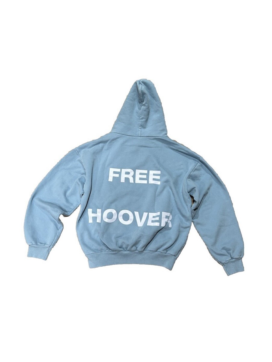 Kanye West & Drake Free Hoover Hoodie “Light Blue” Size XXL Brand