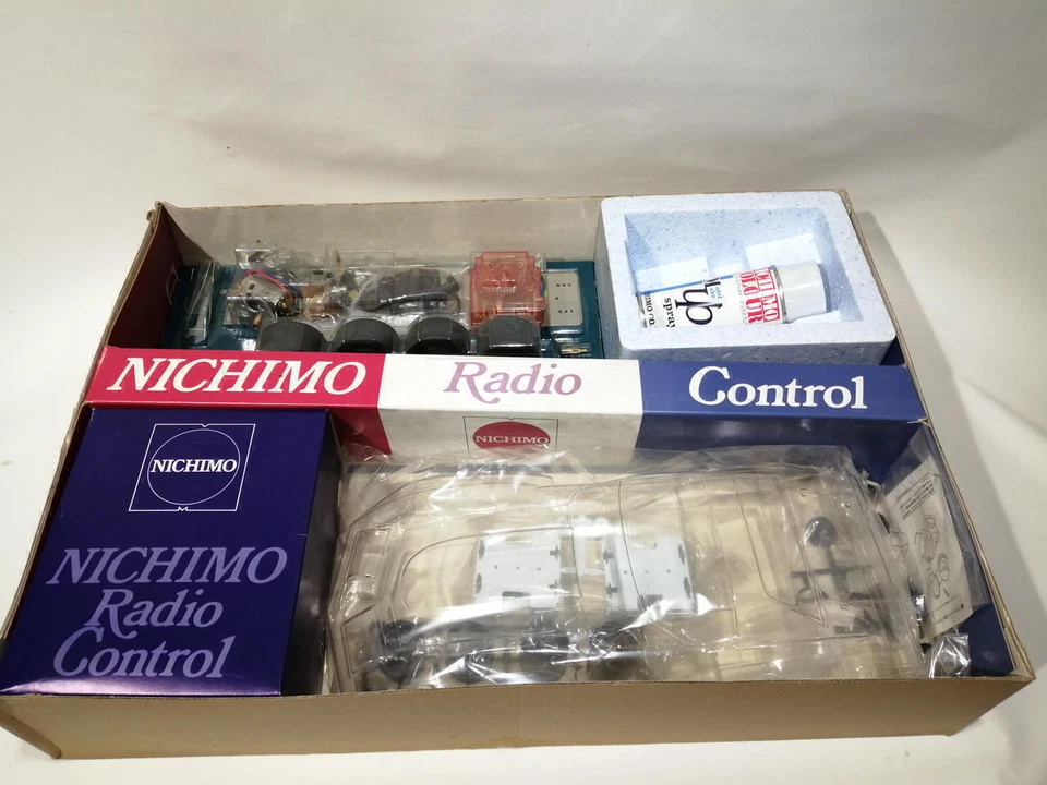 NICHIMO 1/12 Scale Corvette Racing RC Model Car Kit White with Box Unassembled - Image 3 of 4