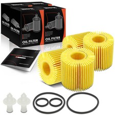 4Pcs Engine Oil Filter for Toyota RAV4 Camry Lexus NX300 Lotus Scion 10K Miles