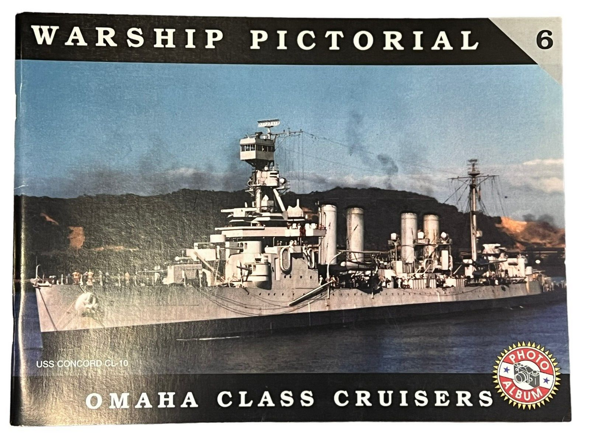 WW2 US Navy Omaha Class Cruisers Warship Pictorial Soft Cover